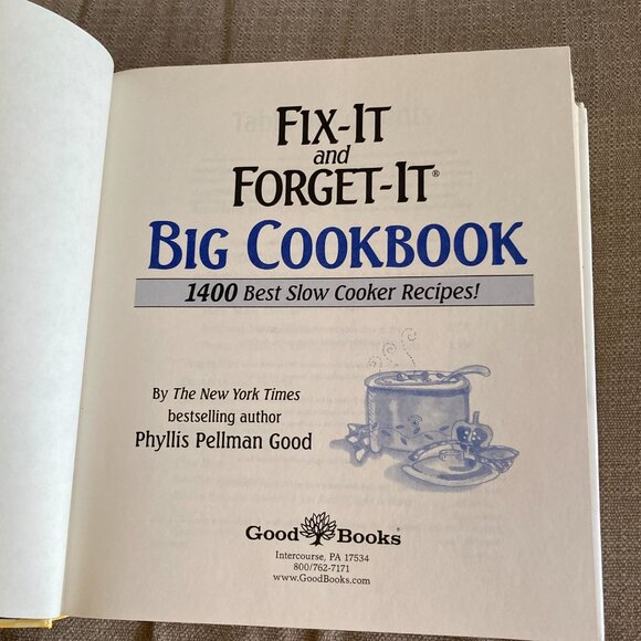 Fix It and Forget it Big Cookbook Phyllis Good - Picture 4 of 5
